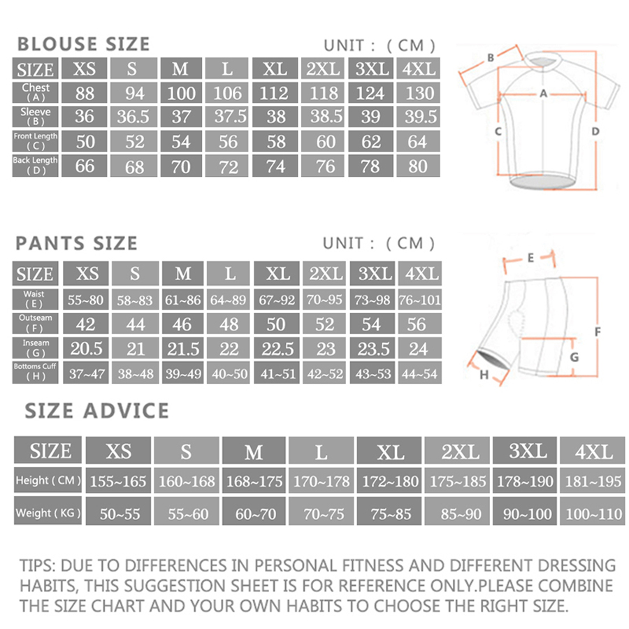 ชุดเสื้อและกางเกงปั่นจักรยานมา - Cycling Gear Brands บทวิจารณ์และราคา