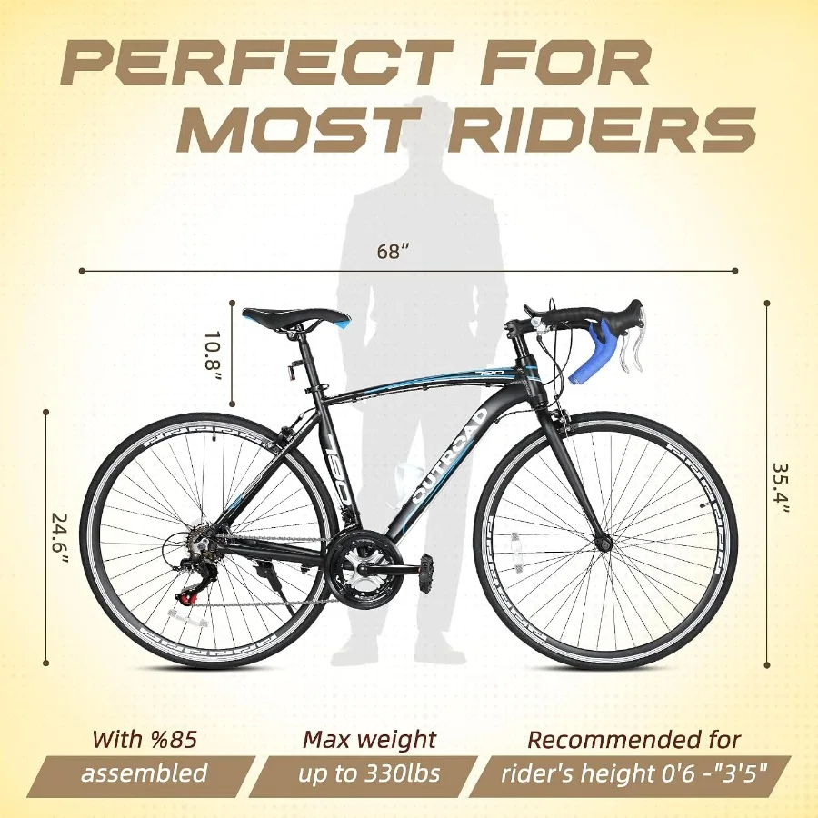 จักรยานเสือหมอบ 700C 21/14 สปี - Carbon Bike Frame บทวิจารณ์และราคา